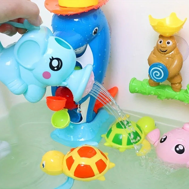 Elephant Bath Watering Pot Toy – Cute Plastic Shower Kettle & Summer Sprinkler for Kids