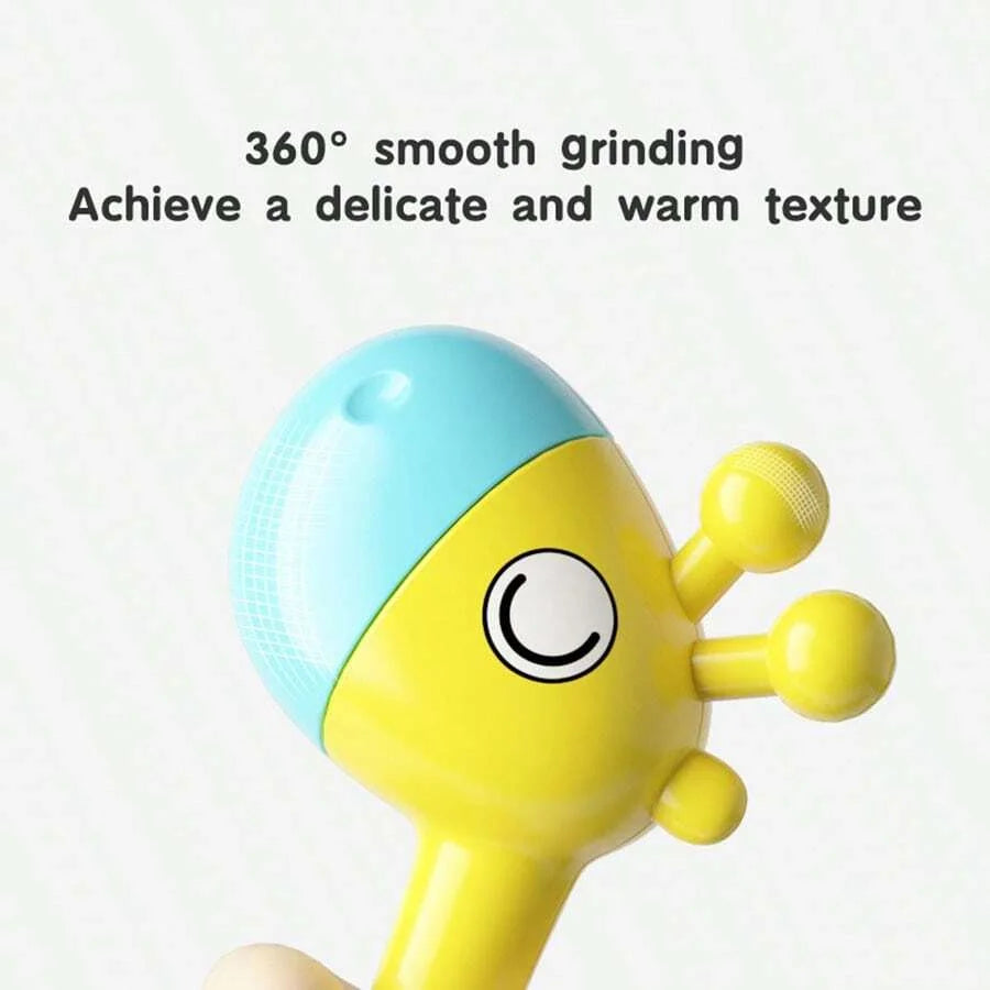 Baby First Hand Rattle Toy Soft Sound Plastic Early Childhood Sensory Development Gift