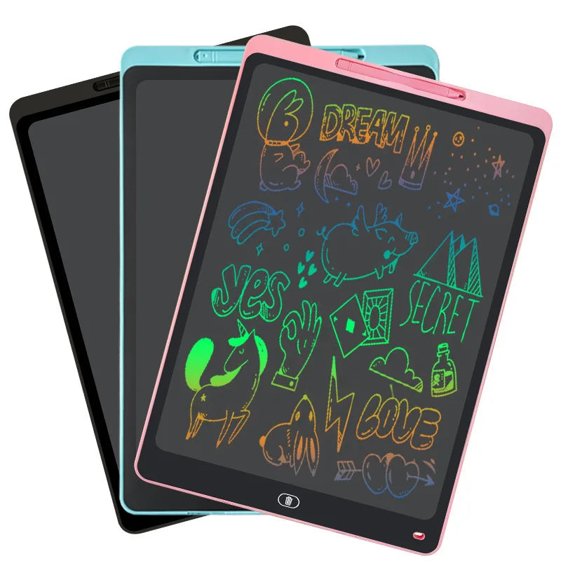 Portable Electronic LCD Writing Tablet & Drawing Board for Kids - 4.4 / 8.5 Inch Colorful Graffiti Sketchpad, Mess-Free Digital Handwriting Blackboard & Educational Toy Gift for Boys and Girls