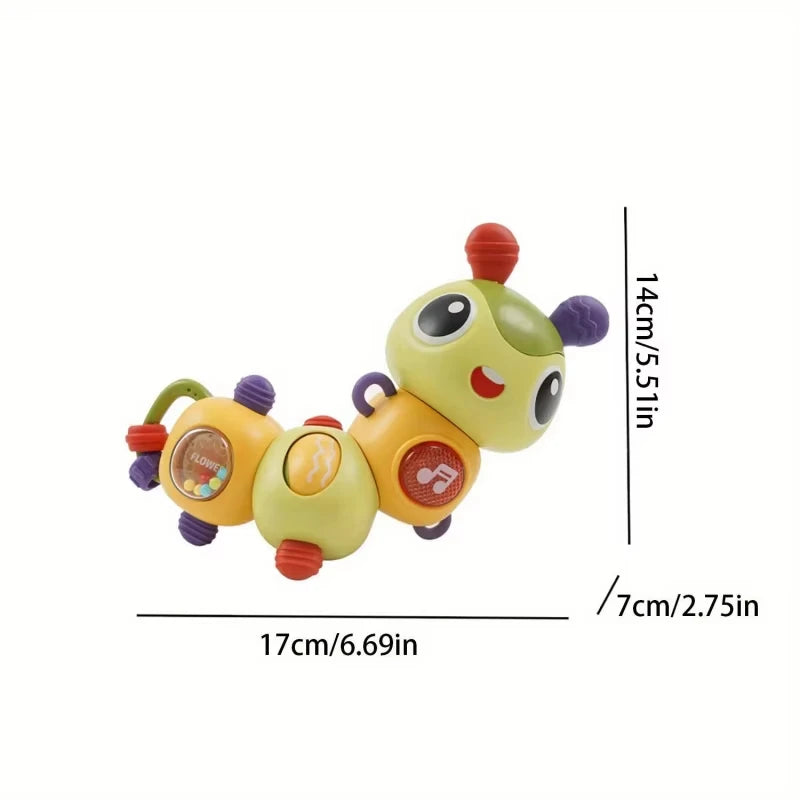 Musical Sensory Rattle & Activity Toy for Babies