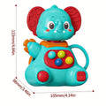 360° Rotating Blue Elephant Suction Cup Gyro Toy