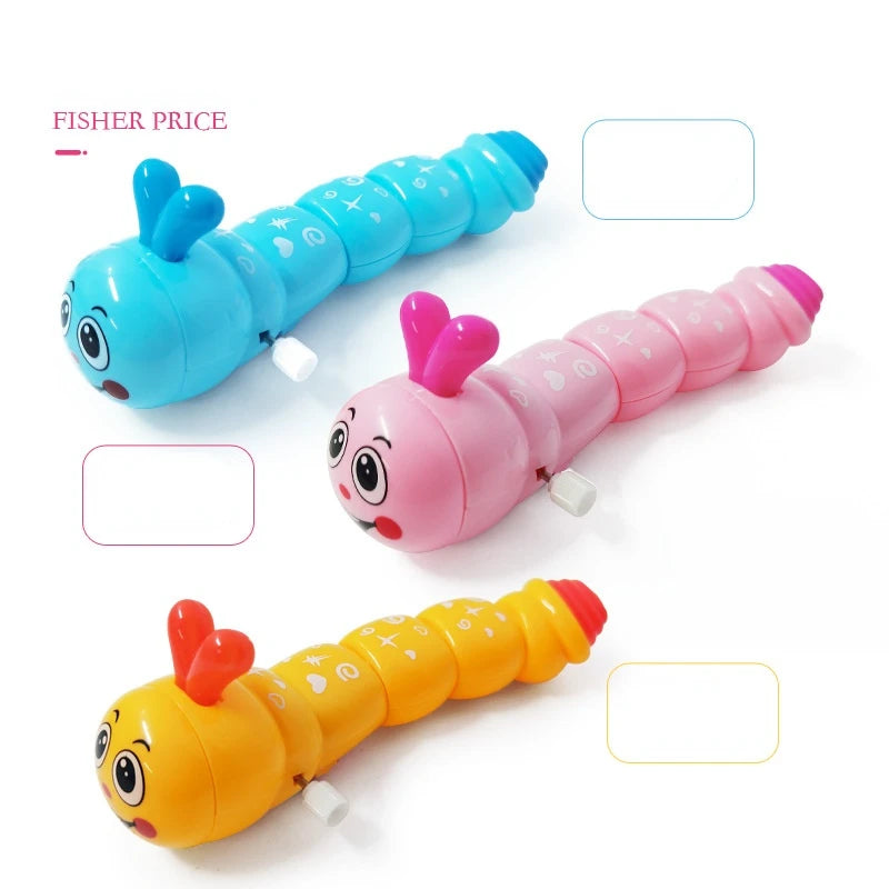 "Caterpillar Clockwork Wind-Up Toy - Cute Crawling Animal Gift"