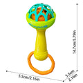 Baby Rattle Toys 0-12M, Colorful Sensory Shaker, Newborn Christmas Gift