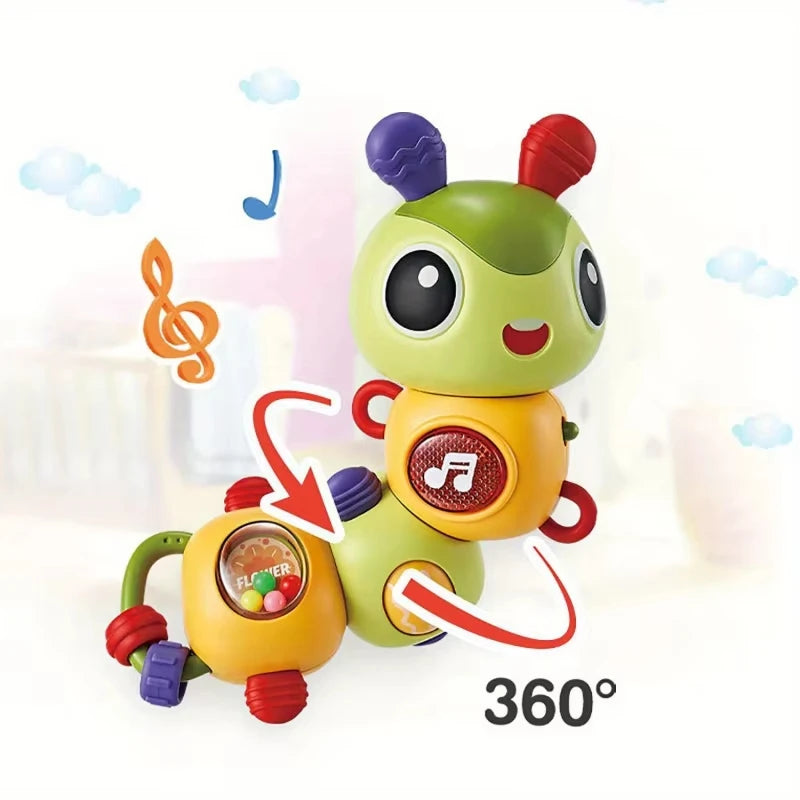 Musical Sensory Rattle & Activity Toy for Babies