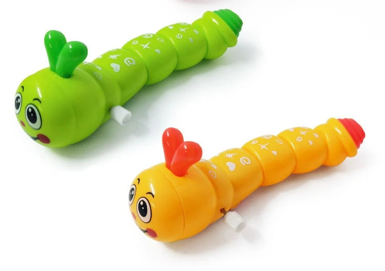 "Caterpillar Clockwork Wind-Up Toy - Cute Crawling Animal Gift"