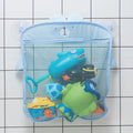 Cute Cartoon Duck Baby Bath Toy Storage Mesh Bag - Breathable Quick-Dry Hanging Net Organizer with Strong Suction Cups for Bathroom Toys, Beach Sand Toys & Kids Accessories