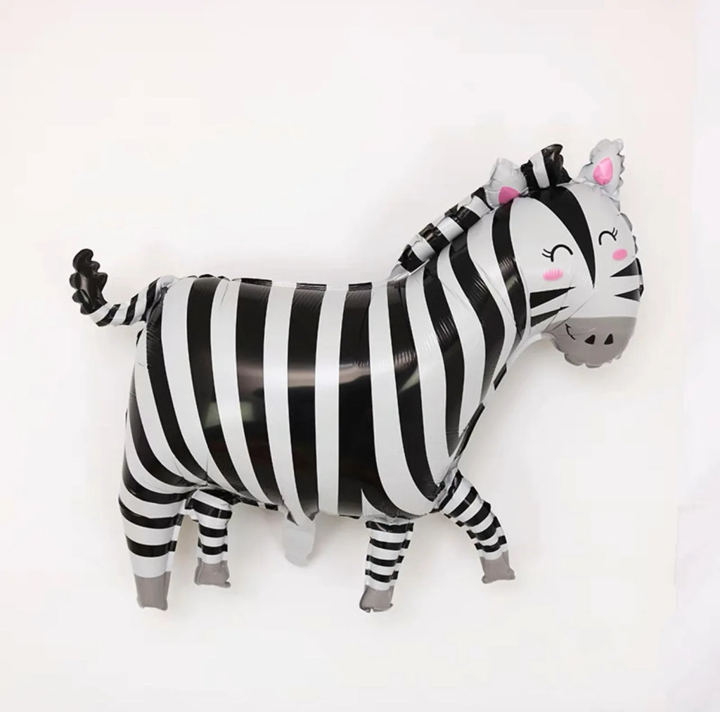 Animal Theme Foil Balloon Lion Rabbit Kids Birthday Decoration