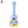 Mini Simulation Ukulele Guitar Toy for Kids - 4-String Educational Musical Instrument for Toddlers, Beginner Rhythm Acoustic Guitar Toy for Boys & Girls Birthday Gifts