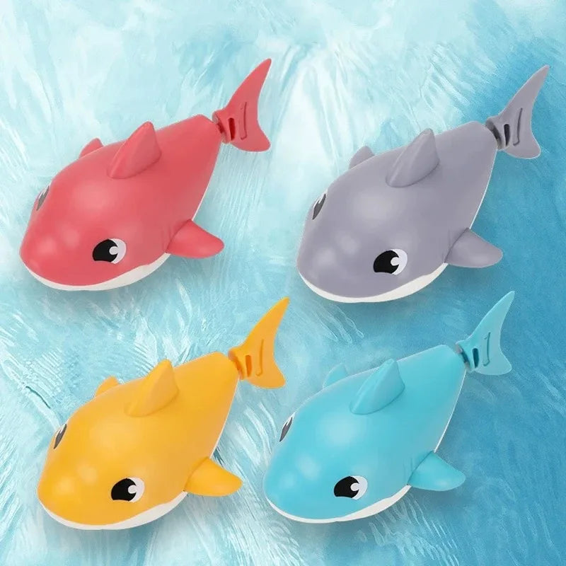 Baby Shark Wind-Up Swimming Bath Toy - Outdoor Water Play Toy