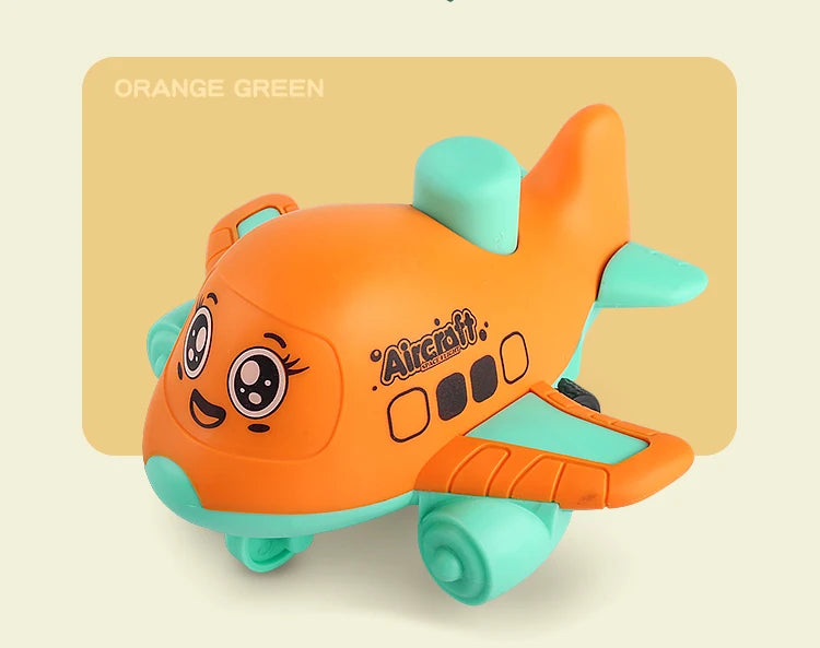 "Press and Go Aircraft & Animal Racing Cars - Toddler Friction Toys"